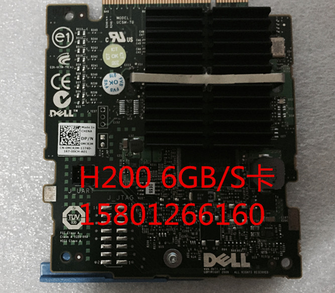 DELL M610 M710 M910 刀片 mini H200 SAS阵列卡 X905N MCRJM