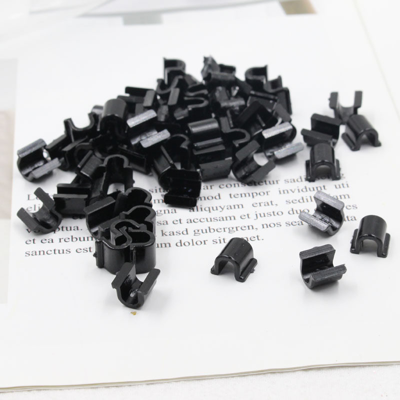 皮筋饰品链接卡扣环u形卡槽头绳配件diy卡环配饰材料固定u形接头