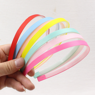 1cm折不断带齿贴帽带儿童发箍韩国品手工diy配件材料发卡树脂头箍