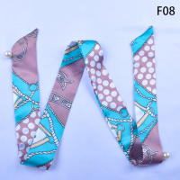 Binding silk scarves, ribbons, hair ties, long small silk scarves, neckerchiefs, packaging boxes, gift boxes, narrow and high-end style, 20 pieces, free shipping thumbnail 8