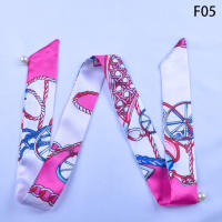 Binding silk scarves, ribbons, hair ties, long small silk scarves, neckerchiefs, packaging boxes, gift boxes, narrow and high-end style, 20 pieces, free shipping thumbnail 5