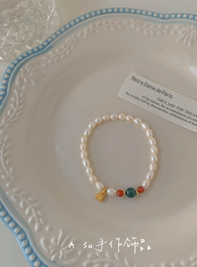 气质天然淡水珍珠手串女