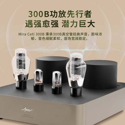 Fezz斐驰Mira Ceti/米乐塞提300B胆机纯后级功放电子管功率放大器