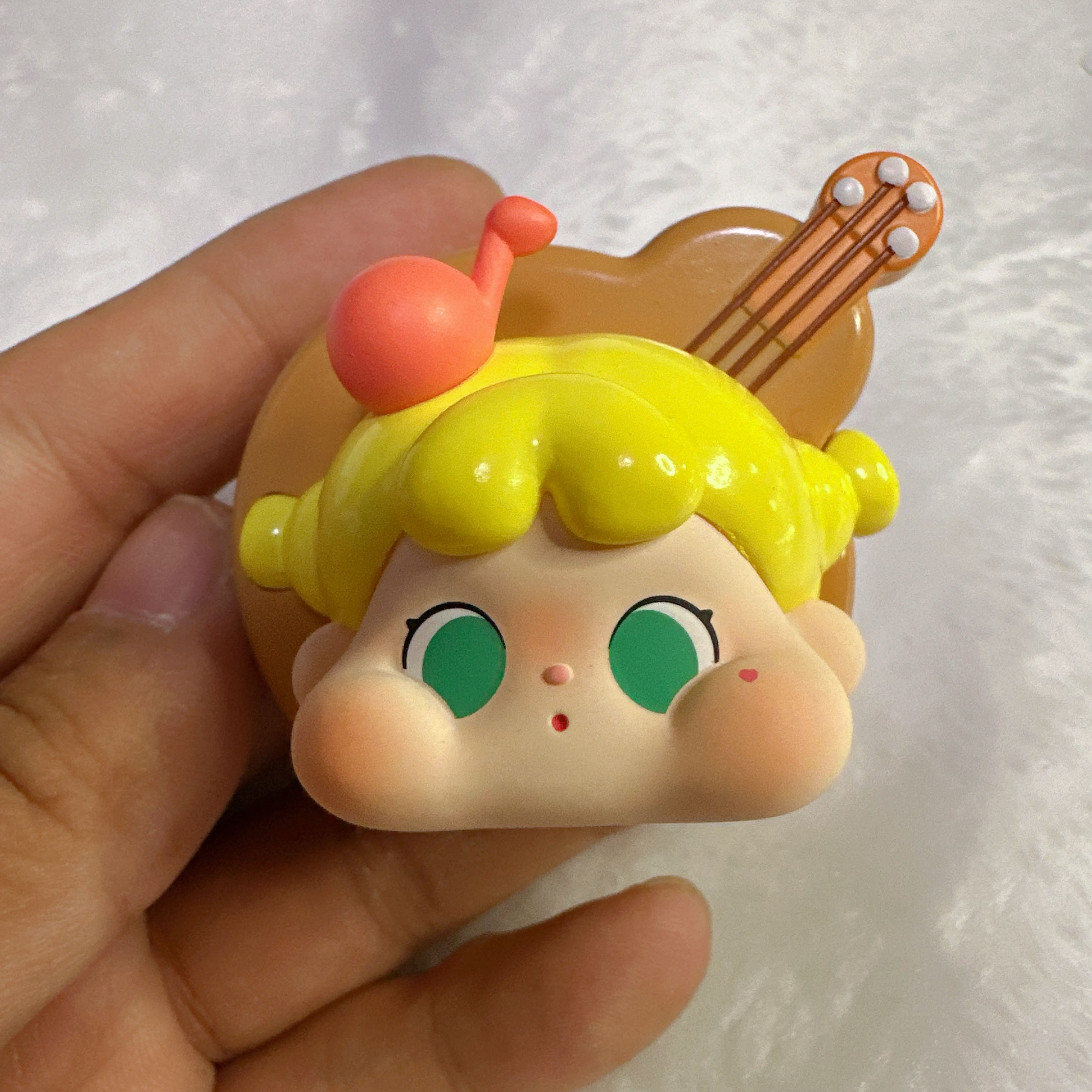 正版明盒QOQO Miniface粉色的生日萌粒盲盒潮玩具可爱女迷你公仔