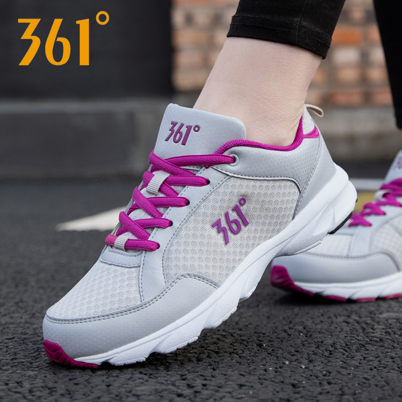 361°女鞋跑步鞋透气网鞋