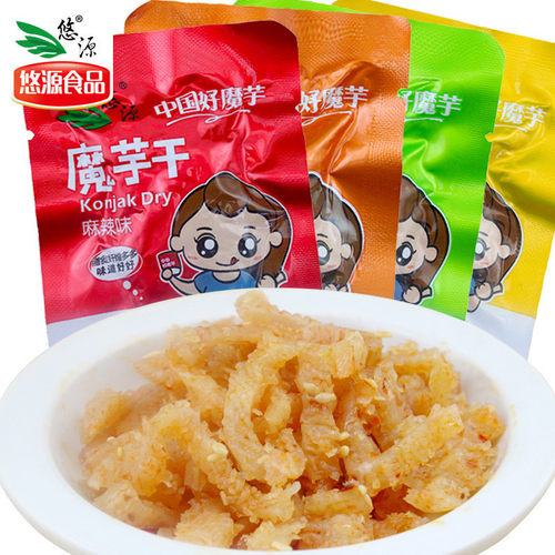 魔芋素毛肚包装零食安康特产辣条