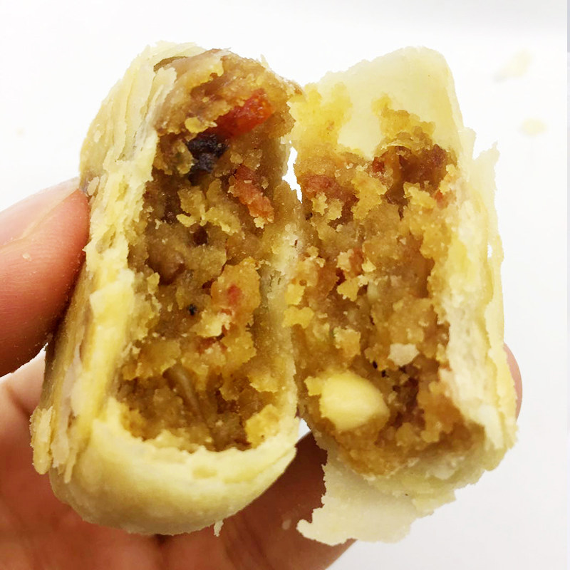 陕南风味水晶饼月老式青红丝苏式手工酥皮安康特产传统点心500g