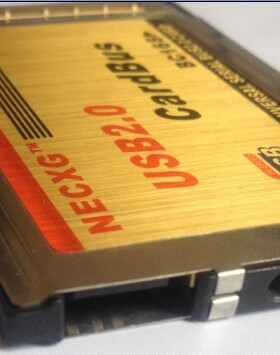 奇熊NECXC PCMCIA TO USB2.0 短卡可接移动硬盘不露头VIA蕊片