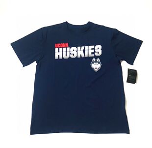 康涅狄格大学哈士奇训练热身速干运动篮球休闲透气跑步T恤短袖男