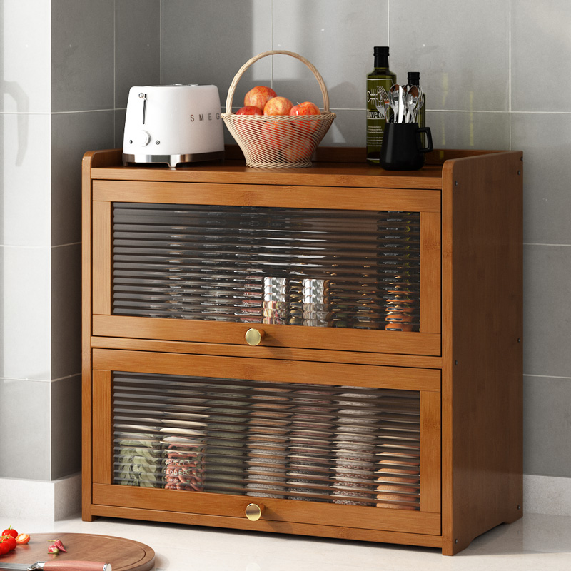 置物架防尘桌面收纳柜