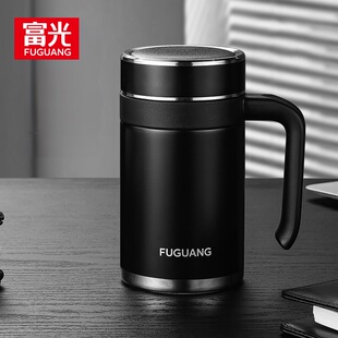 富光保温杯男款轻奢风商务办公便携大容量泡茶高档杯子2025新款
