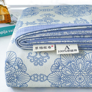 品牌加厚纯棉床单件高级100全棉老式粗布2025新款四季用江苏南通