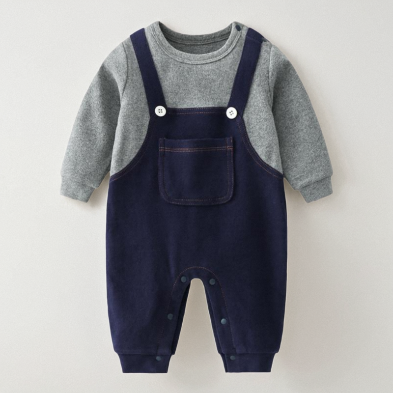 婴儿连体衣早春外出周岁男宝礼服