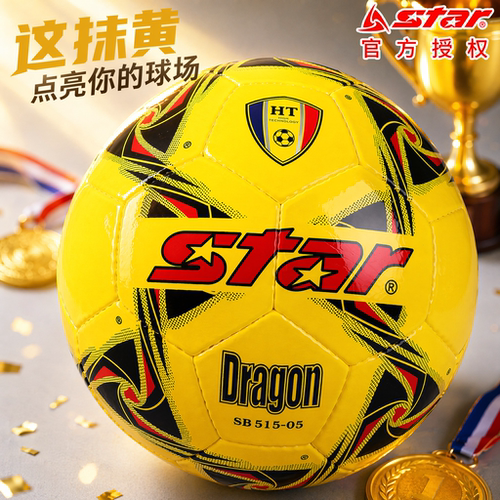 STAR世达足球手缝5号PU耐磨成人