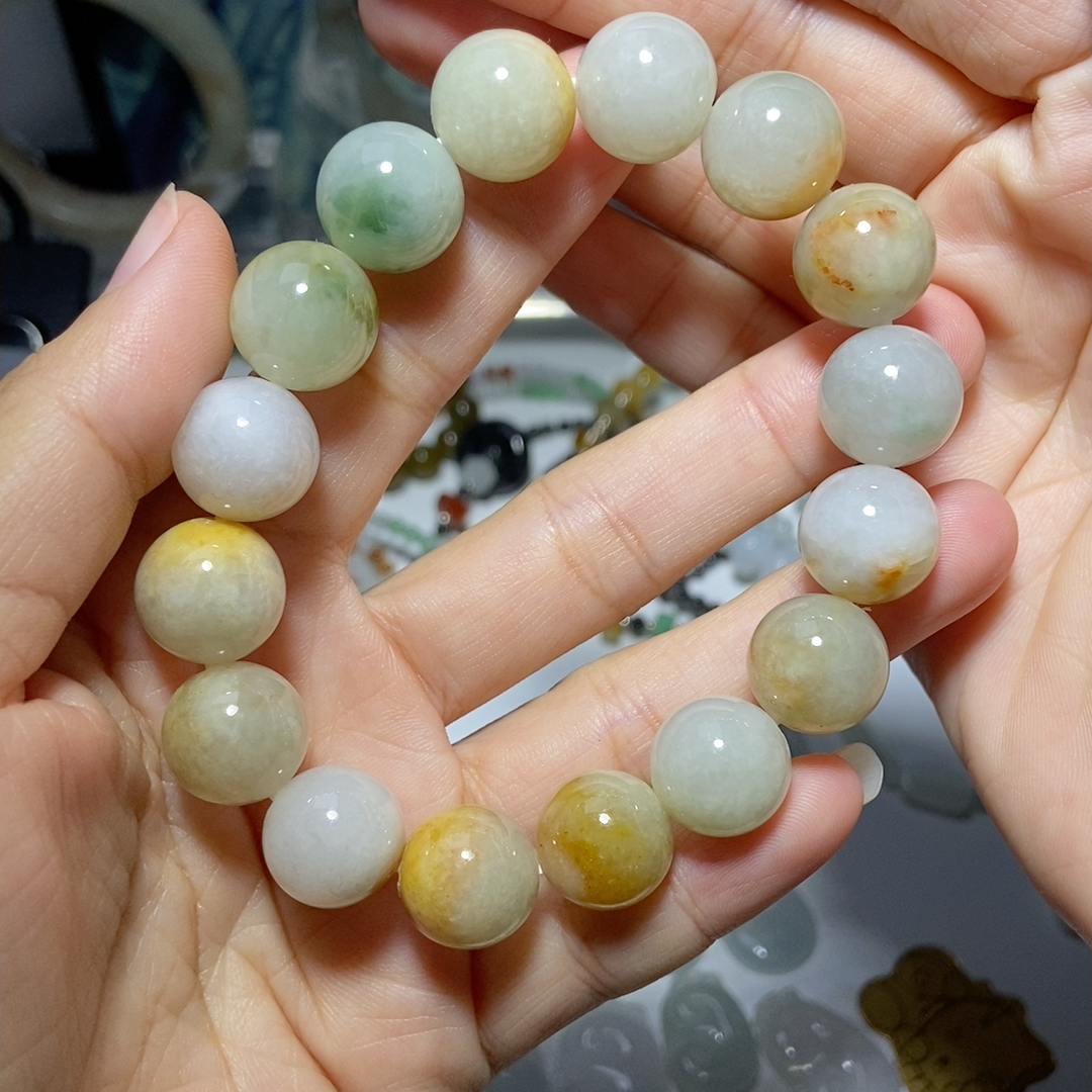 13+翡翠不退不换有纹裂瑕疵