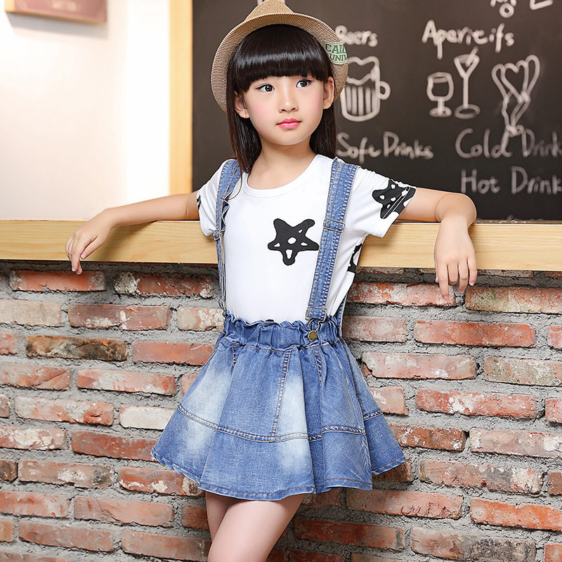 Jupe fillette en toile - Ref 2050182 Image 4