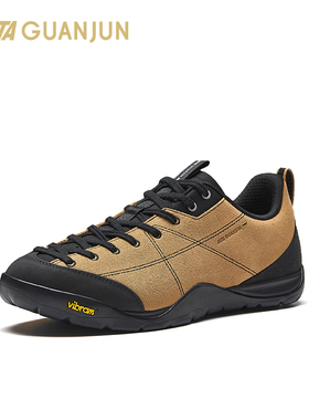 安踏冠军寻山休闲鞋真皮冬季男女耐磨防滑正品运动鞋男112618805A