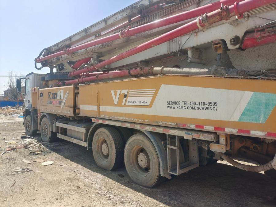 1月30日银川车牌号为宁AG9302徐工牌混凝土泵车网络拍卖公告