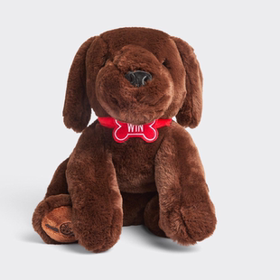 阿森纳win狗玩偶 英国官方正品现货 足球周边毛绒玩具送人礼物