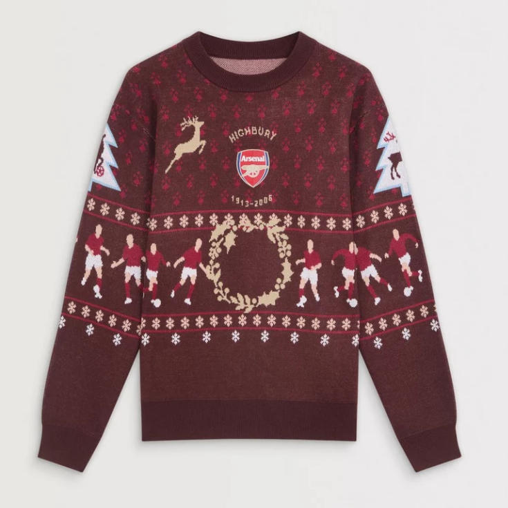 阿森纳2025圣诞毛衣 官网正品英国代购 圣诞节日礼物球迷周边纪念