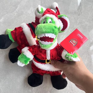 阿森纳枪龙玩偶圣诞限定版 官方正品现货 足球周边毛绒玩具礼物