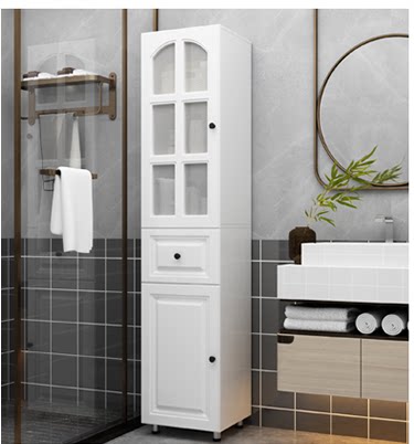 定制浴室收纳柜墙角柜落地式窄角