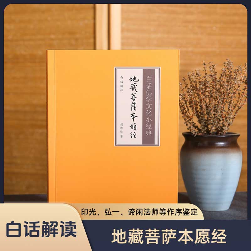 【白话解释】地藏菩萨本愿经白话佛学文化小经典注释译文版儒释道经典国学入门书籍传统文化佛学经书经文静心修心修行养性国学智慧