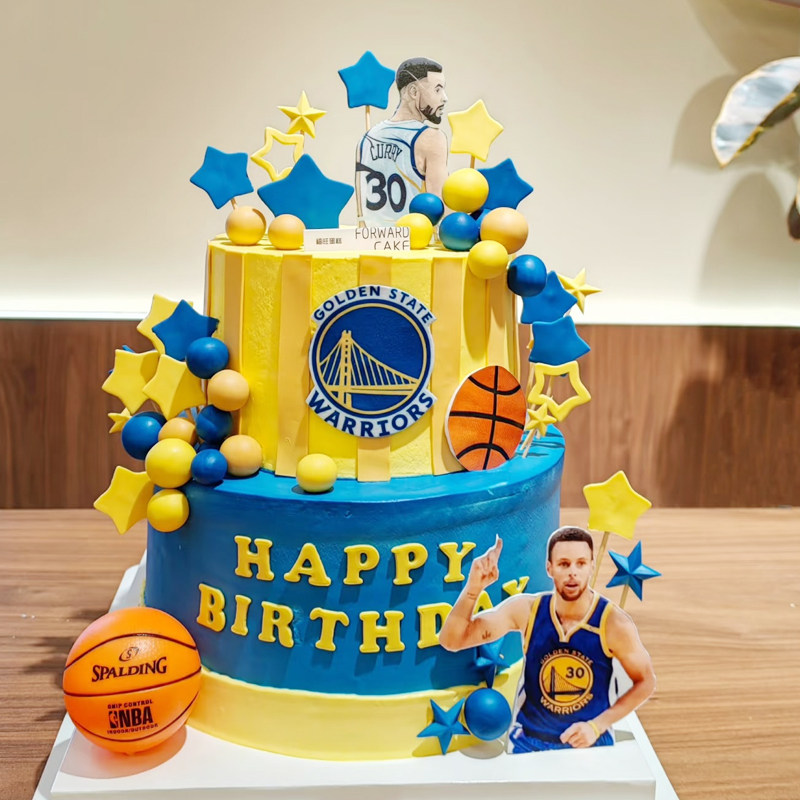 NBA篮球库里主题男生日蛋糕装饰糯米纸甜品台定制打印烘焙用纸,厨房/烹饪用具,烘焙用纸,淘宝优惠券,粉丝福利购,淘宝优惠卷