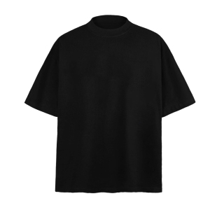 280克重磅短宽boxy版 t恤夏宽松男圆领cleanfit 廓形小领围纯色短袖