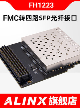 ALINX FPGA开发板配套FMC子板 HPC接口转光纤接口 转接板 FH1223
