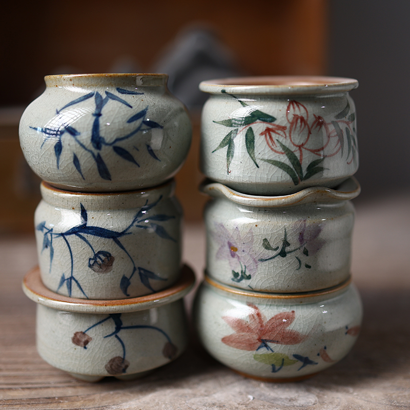 手绘青花瓷中式陶瓷中国风花盆