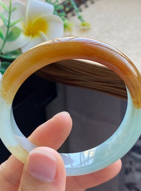 3.2批1361号53.6-12-7.5 橙色果冻镯！明亮的橘色！