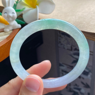 甜绿色 3.28批1097号 清新 8冰绿果冻镯 53.5