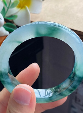 1.10批12993号51-11.8-8.5 冰飘花种水镯！深邃的意境之美！