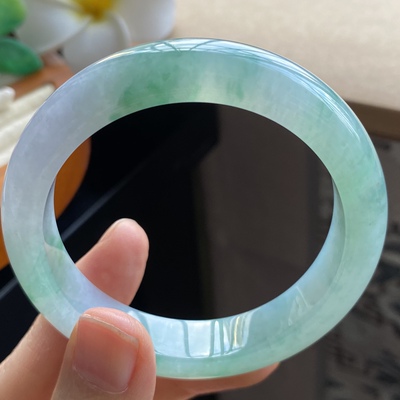 5.16批3602号50.8-12-8 冰绿飘花正圈！清新脱俗！