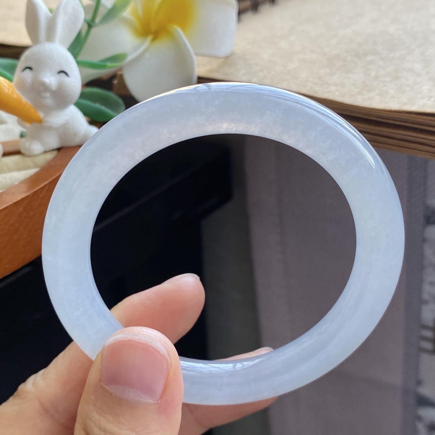 1.29批27号53.8-9冰果冻圆条！清浅的底色！