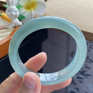 8.5批8355号55.7-12.6-8.3冰油绿果冻镯！绿得浓郁饱满！