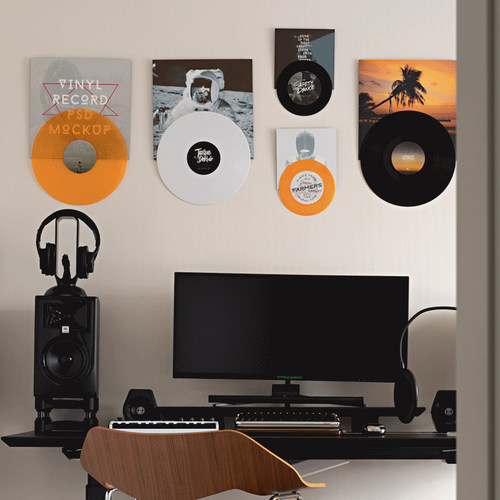 黑胶唱片墙饰挂饰壁饰书房装饰品