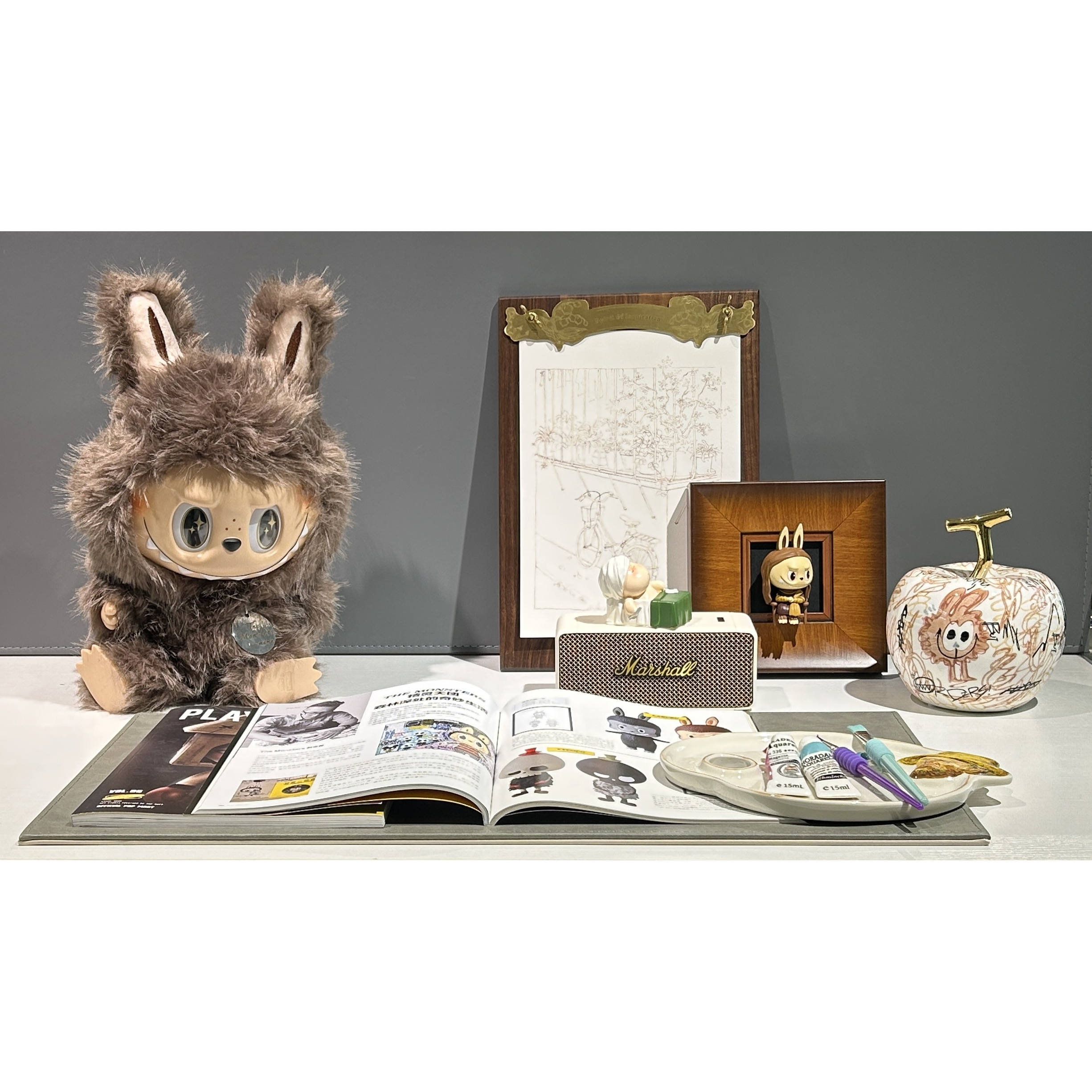 现代轻奢家居样板间儿童房摆件