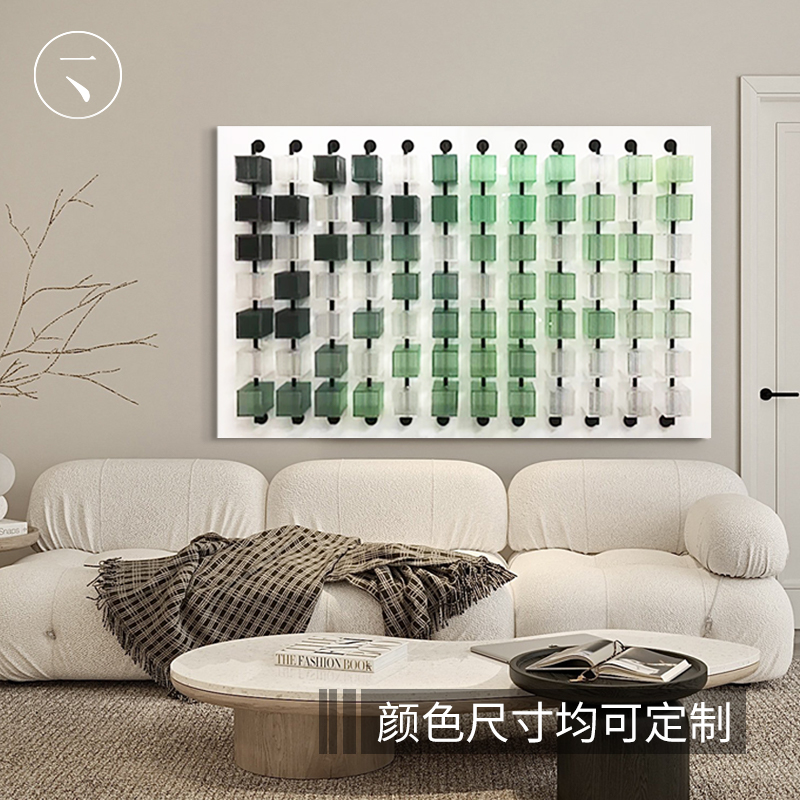 亚克力实物装置画高级感酒店大堂商业展厅样板间创意立体装饰画图片