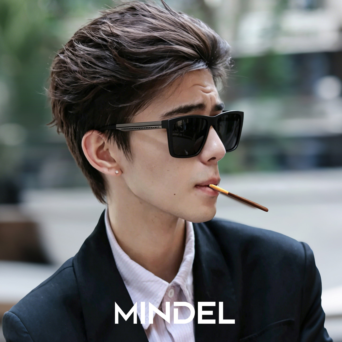 偏光墨镜大脸男开车专用驾驶镜高级感可配近视带度数太阳眼镜防强