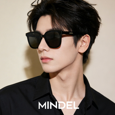 尼龙偏光墨镜男款防紫外线2026新款驾驶开车专用近视带度数太阳镜