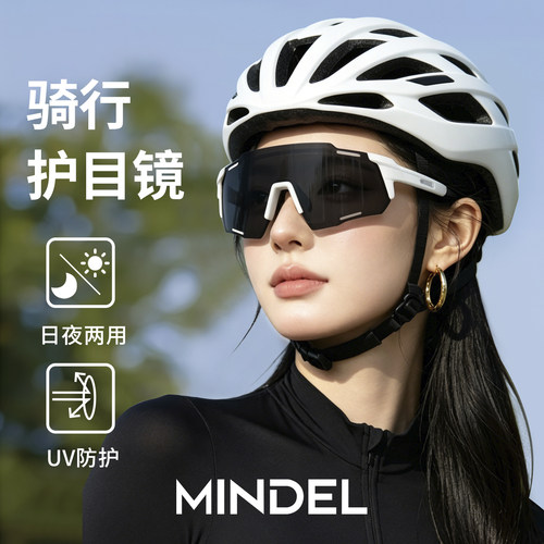 变色骑行护目镜日夜两用专业户外运动防风骑车登山跑步自行车专用