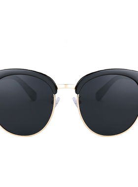 大框遮脸神器度假风黑色防紫外线