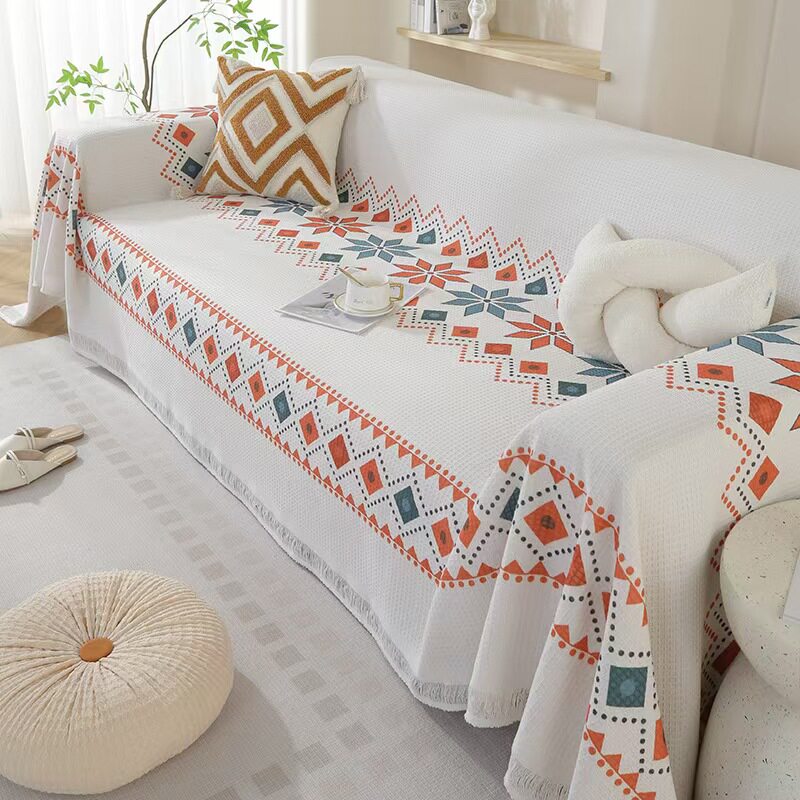 北欧高档沙发巾盖布沙发套罩全包万能盖毯四季通用一片式沙发垫布