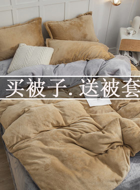 被子冬被加厚保暖带被套可拆卸