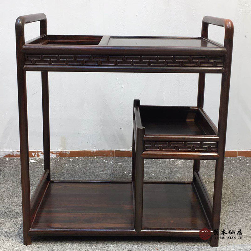 红木花架实木花几花架仿古中式酸枝木盆景架黑檀木客厅落地置物架