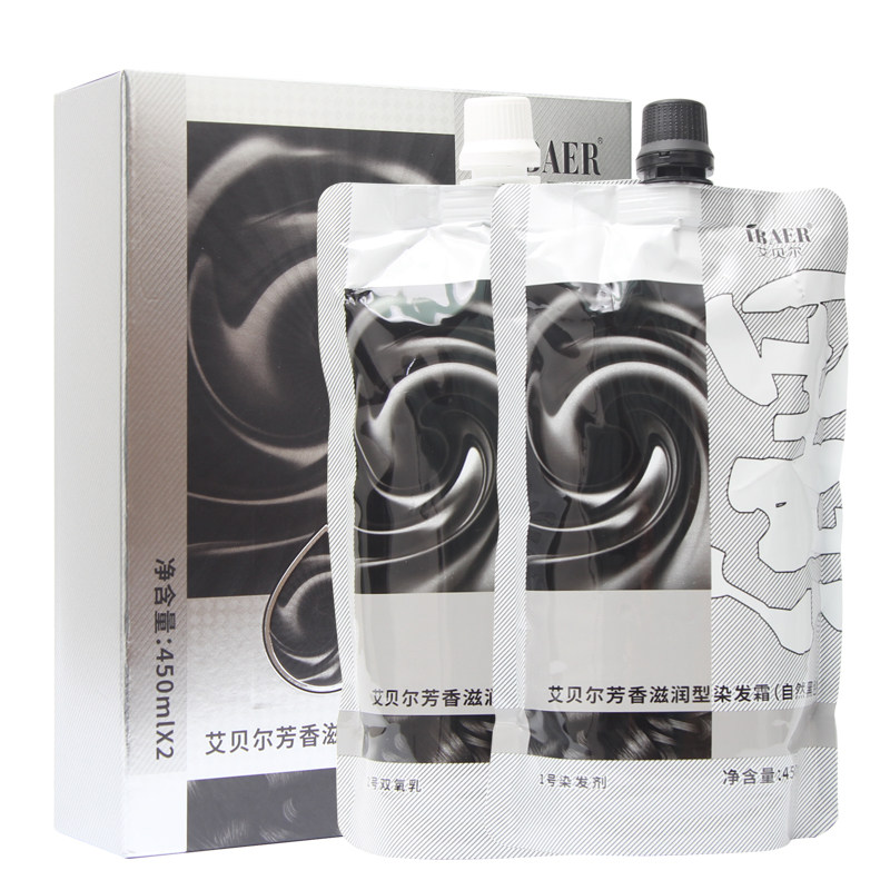 艾贝尔芳香滋润型黑溜溜染发霜清水不沾黑油自然黑色植物温和不伤,美发护发/假发,盖白,淘宝优惠券,粉丝福利购,淘宝优惠卷