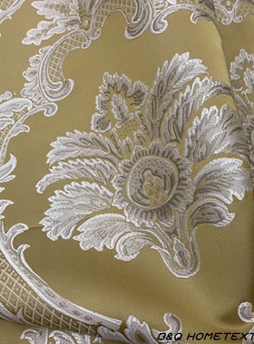 新款欧式大提花窗帘2.8米布料客厅卧室轻奢高档大气抱枕靠包面料