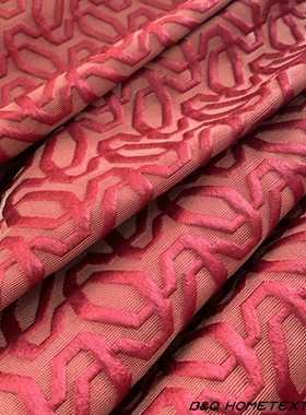 休闲轻奢立体感沙发套面料现代简约客厅酒店窗帘样板间抱枕装饰布